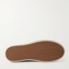 Triple Stitch™ Leather-Trimmed Suede Slip-On Sneakers - E1