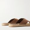 Panarea Suede Sandals - BK Panarea Suede Sandals - BK
