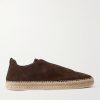 Triple Stitch™ Leather-Trimmed Suede Slip-On Sneakers Triple Stitch™ Leather-Trimmed Suede Slip-On Sneakers