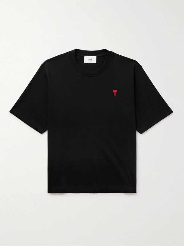 Logo-Embroidered Organic Cotton-Jersey T-Shirt Logo-Embroidered Organic Cotton-Jersey T-Shirt