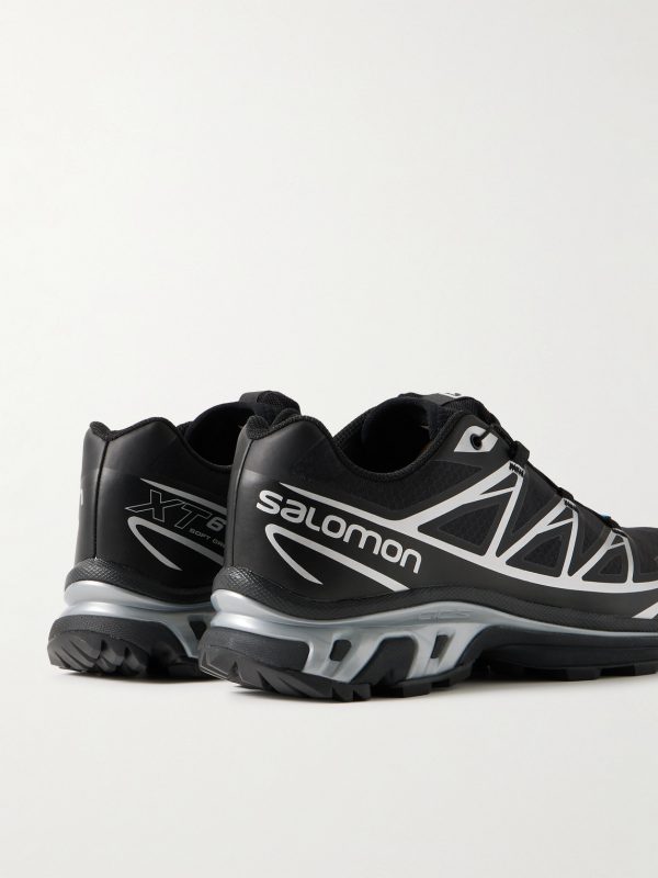 XT-6 Rubber-Trimmed GORE-TEX Mesh Sneakers - BK XT-6 Rubber-Trimmed GORE-TEX Mesh Sneakers - BK