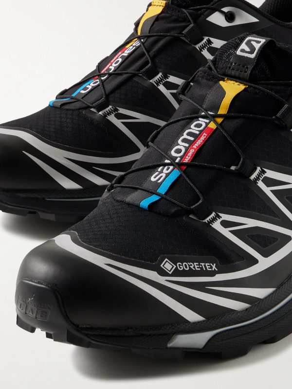 XT-6 Rubber-Trimmed GORE-TEX Mesh Sneakers - CU XT-6 Rubber-Trimmed GORE-TEX Mesh Sneakers - CU