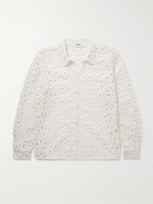 Primrose Broderie Anglaise Cotton-Lace Shirt