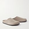 Logo-Debossed Suede Clogs - FR