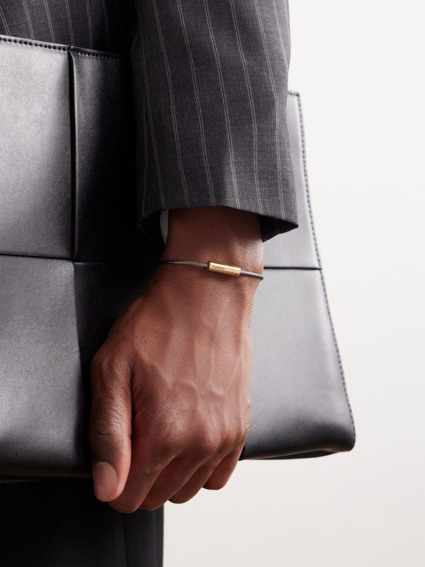 6g 18-Karat Gold, Titanium and Silver Bracelet - FR 6g 18-Karat Gold, Titanium and Silver Bracelet - FR