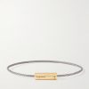 6g 18-Karat Gold, Titanium and Silver Bracelet 6g 18-Karat Gold, Titanium and Silver Bracelet