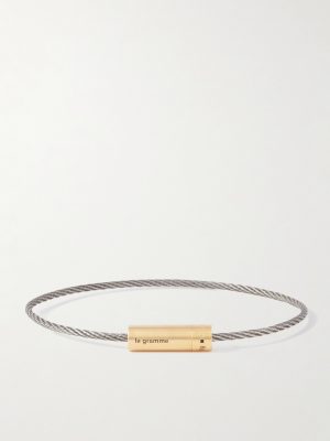 6g 18-Karat Gold, Titanium and Silver Bracelet 6g 18-Karat Gold, Titanium and Silver Bracelet