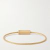 11g Brushed 18-Karat Gold Bracelet - BK