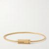 11g Brushed 18-Karat Gold Bracelet