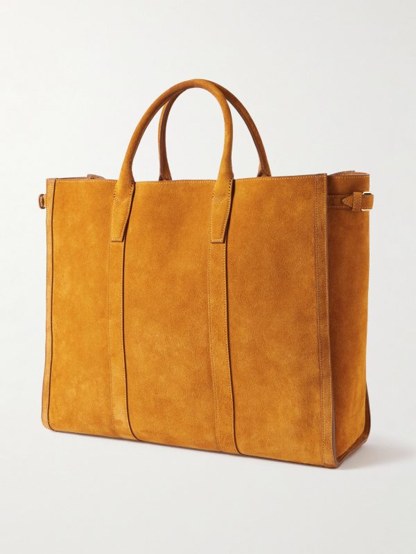 Cabas Large Suede Tote Bag - BK