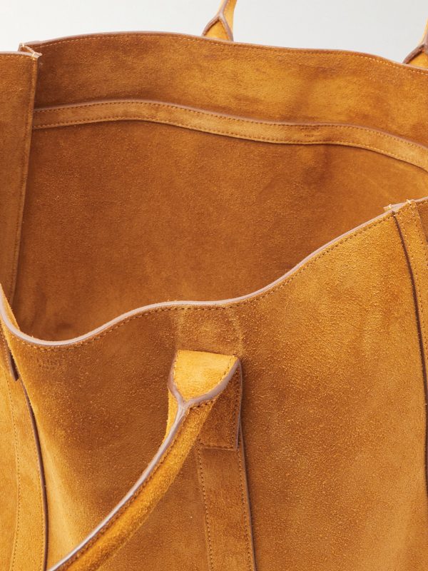 Cabas Large Suede Tote Bag - E1