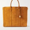 Cabas Large Suede Tote Bag