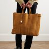 Cabas Large Suede Tote Bag - OU