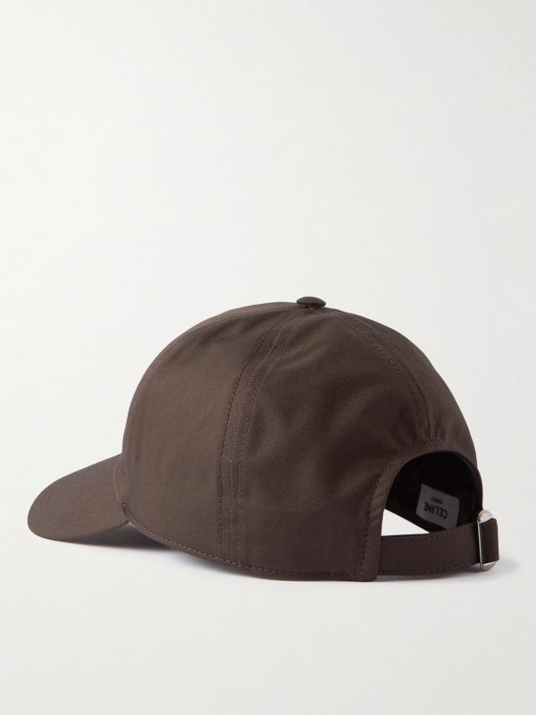 Logo-Embroidered Cotton-Gabardine Baseball Cap - BK