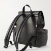 Triomphe Leather-Trimmed Logo-Print Coated-Canvas Backpack - BK Triomphe Leather-Trimmed Logo-Print Coated-Canvas Backpack - BK