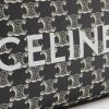 Triomphe Leather-Trimmed Logo-Print Coated-Canvas Messenger Bag - CU