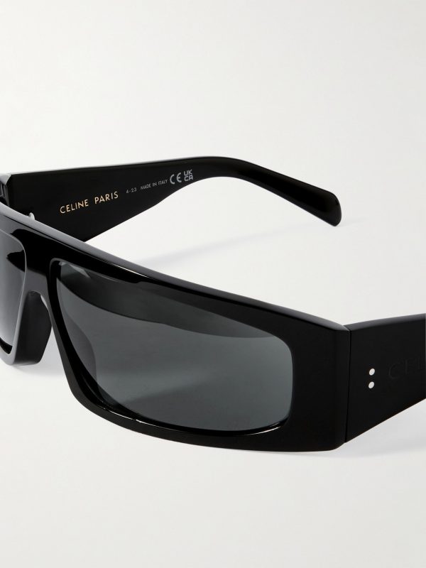 CELINE Monochrome 08 D-Frame Acetate Sunglasses - CU CELINE Monochrome 08 D-Frame Acetate Sunglasses - CU