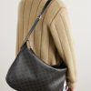 Romy Triomphe Large Leather-Trimmed Monogrammed Coated-Canvas Tote Bag - OU
