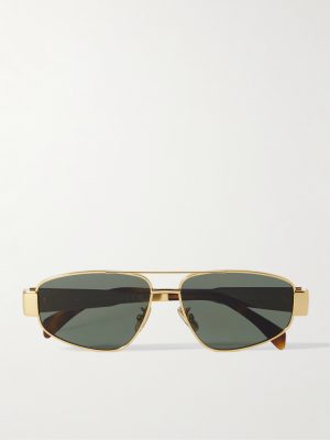 Triomphe Metal 03 D-Frame Gold-Tone Sunglasses Triomphe Metal 03 D-Frame Gold-Tone Sunglasses