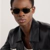 Triomphe Metal 03 D-Frame Gold-Tone Sunglasses - OU Triomphe Metal 03 D-Frame Gold-Tone Sunglasses - OU