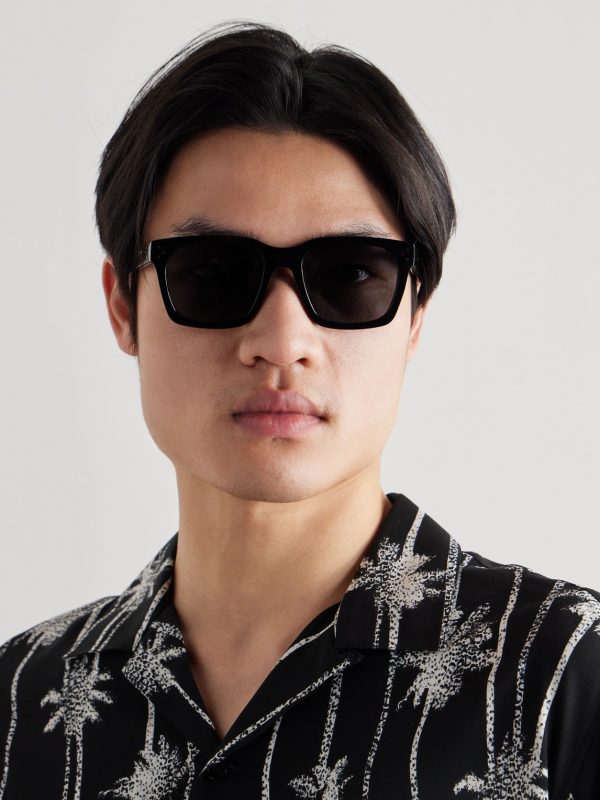 Black Frame 45 Square-Frame Acetate Sunglasses - OU Black Frame 45 Square-Frame Acetate Sunglasses - OU