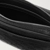 Triomphe Logo-Debossed Leather Messenger Bag - E1 Triomphe Logo-Debossed Leather Messenger Bag - E1