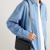 Triomphe Logo-Debossed Leather Messenger Bag - OU Triomphe Logo-Debossed Leather Messenger Bag - OU