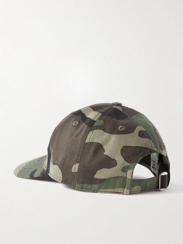 Logo-Embroidered Camouflage-Print Cotton-Twill Baseball Cap - BK Logo-Embroidered Camouflage-Print Cotton-Twill Baseball Cap - BK