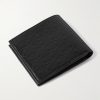 Triomphe Logo-Debossed Polished-Leather Billfold Wallet - BK Triomphe Logo-Debossed Polished-Leather Billfold Wallet - BK