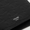 Triomphe Logo-Debossed Polished-Leather Billfold Wallet - CU Triomphe Logo-Debossed Polished-Leather Billfold Wallet - CU