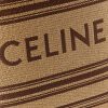 Striped Logo-Embroidered Leather-Trimmed Raffia Tote - CU Striped Logo-Embroidered Leather-Trimmed Raffia Tote - CU