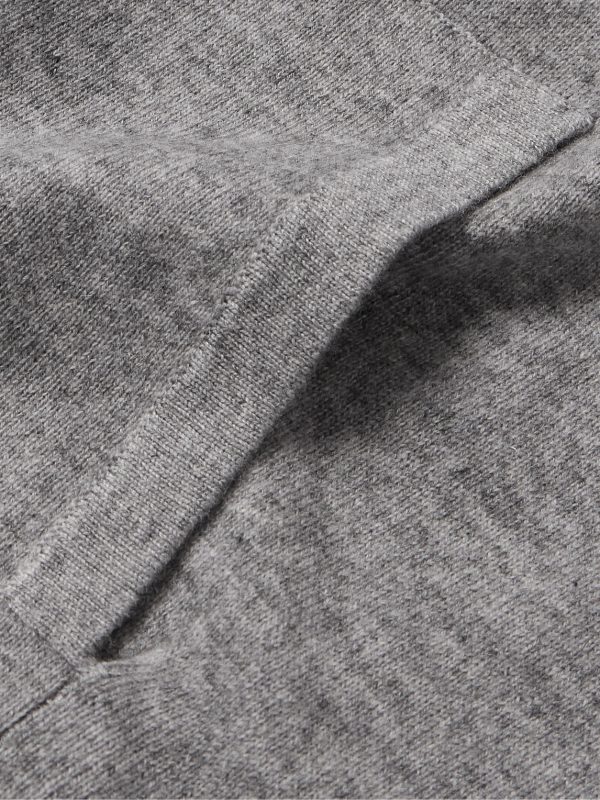 Wool and Cashmere-Blend Zip-Up Hoodie - E1 Wool and Cashmere-Blend Zip-Up Hoodie - E1