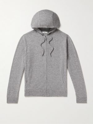 Wool and Cashmere-Blend Zip-Up Hoodie