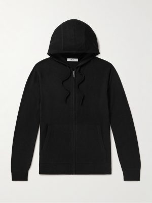 Wool and Cashmere-Blend Zip-Up Hoodie