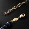 Gold, Opal Heishi and Chrysoprase Beaded Necklace - BK