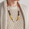 Gold Opal Beaded Necklace - FR Gold Opal Beaded Necklace - FR