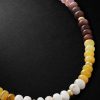 Gold Opal Beaded Necklace Gold Opal Beaded Necklace
