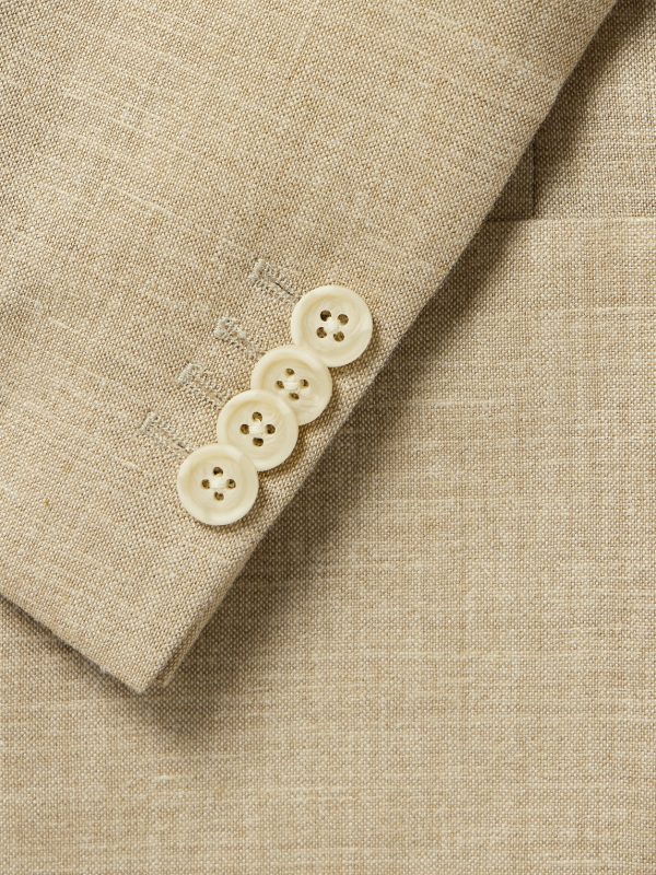 Wool, Silk and Linen-Blend Suit Jacket - CU Wool, Silk and Linen-Blend Suit Jacket - CU