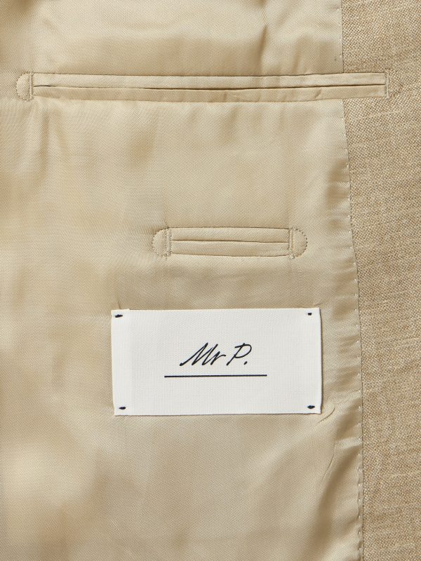 Wool, Silk and Linen-Blend Suit Jacket - E2 Wool, Silk and Linen-Blend Suit Jacket - E2
