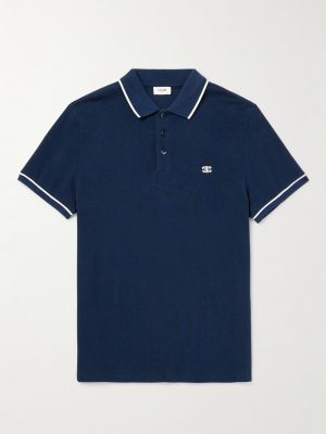Logo-Embroidered Cotton-Piqué Polo Shirt Logo-Embroidered Cotton-Piqué Polo Shirt
