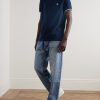 Logo-Embroidered Cotton-Piqué Polo Shirt - OU Logo-Embroidered Cotton-Piqué Polo Shirt - OU