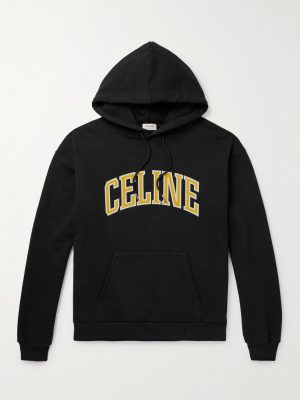 Logo-Print Cotton-Blend Jersey Hoodie Logo-Print Cotton-Blend Jersey Hoodie