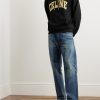 Logo-Print Cotton-Blend Jersey Hoodie - OU