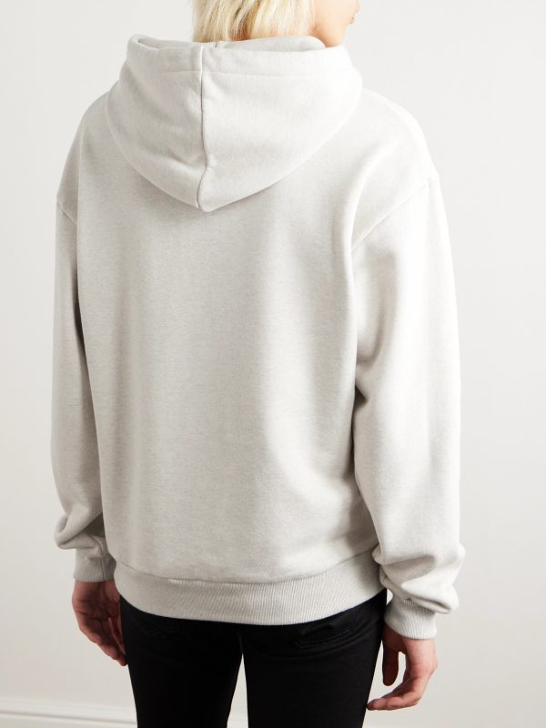 Logo-Print Cotton-Jersey Hoodie - BK Logo-Print Cotton-Jersey Hoodie - BK