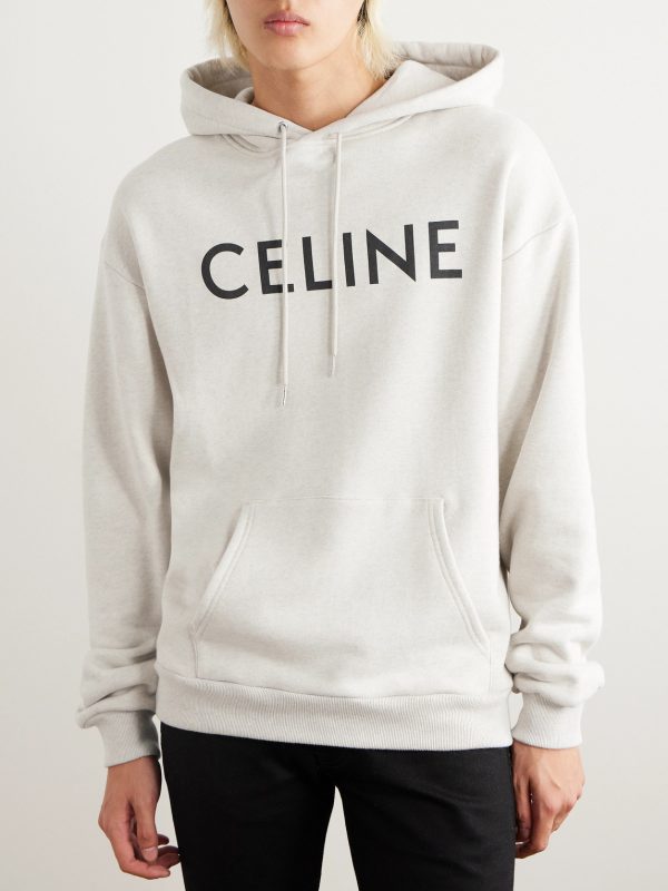 Logo-Print Cotton-Jersey Hoodie - FR Logo-Print Cotton-Jersey Hoodie - FR