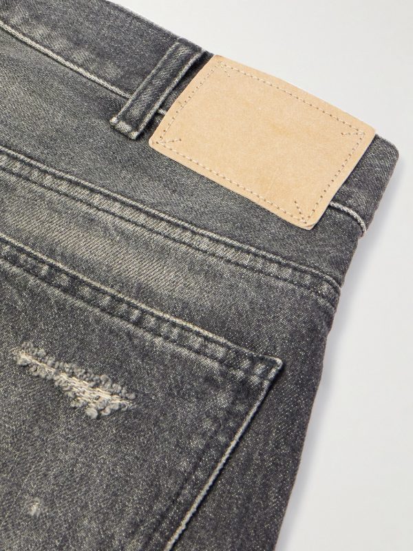 Wesley Straight-Leg Distressed Jeans - CU Wesley Straight-Leg Distressed Jeans - CU