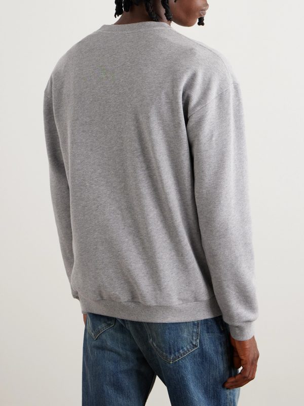 Logo-Print Cotton-Blend Jersey Sweatshirt - BK