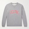 Logo-Print Cotton-Blend Jersey Sweatshirt