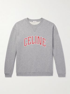 Logo-Print Cotton-Blend Jersey Sweatshirt Logo-Print Cotton-Blend Jersey Sweatshirt