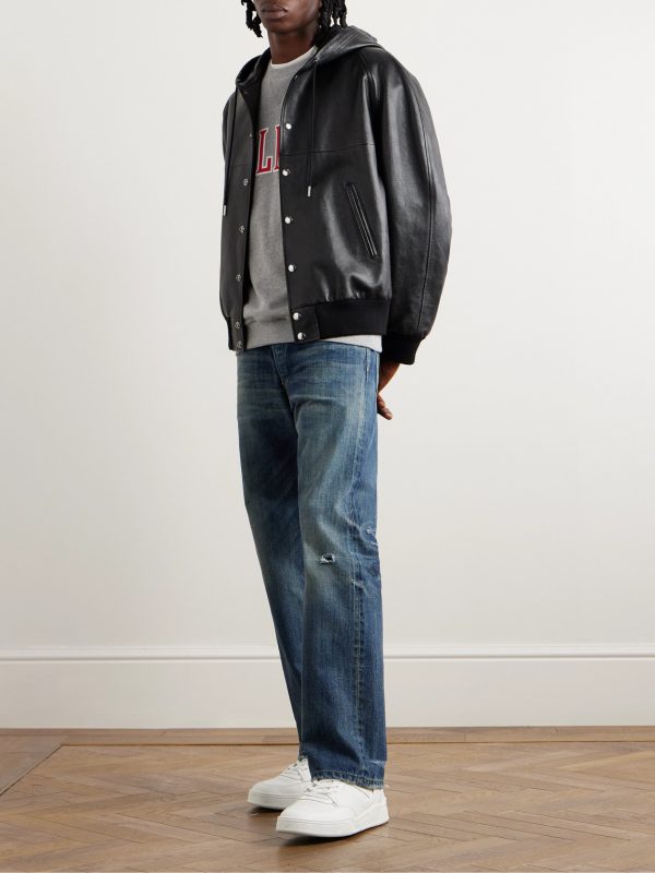 Logo-Print Cotton-Blend Jersey Sweatshirt - OU